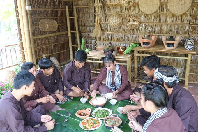 Ẩm thực tại khu du lịch Làng Xanh