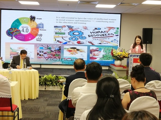Bến Tre Tham Gia Tọa Đàm Khoa Học Quốc Tế "Nâng Cao Quyền Lực Của Phụ Nữ Đô Thị Trong Kỷ Nguyên Số" 9 PGS.TS Phan Thị Hồng Xuân phát biểu tại Tọa đàm. - Ảnh: LT