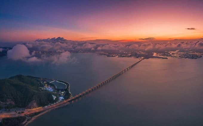 Độc đáo cây cầu Thị Nại Quy Nhơn vượt biển dài nhất Việt Nam