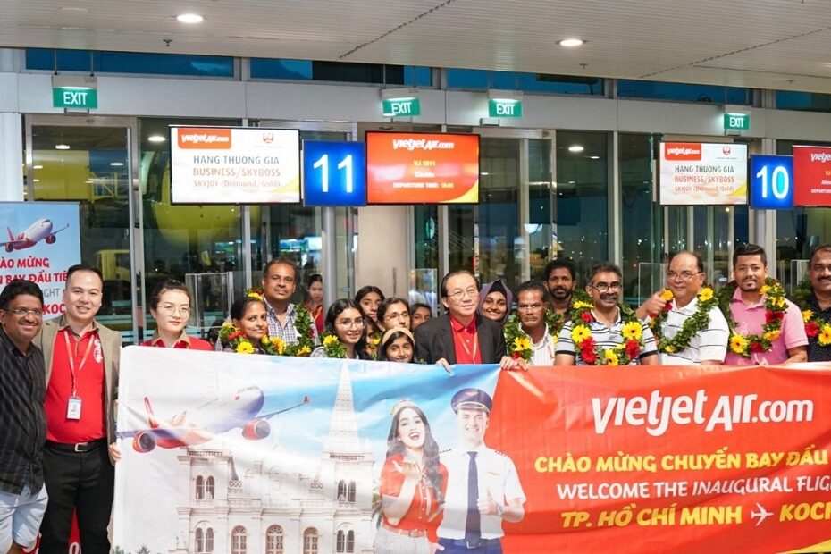 Đường bay thẳng từ TP Hồ Chí Minh đến Kochi Ấn Độ chính thức Khai trương