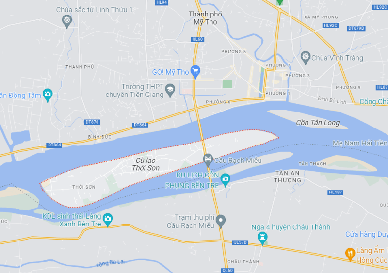 Cồn Thới Sơn Tiền Giang - Điểm đến du lịch hấp dẫn 3 Cồn Thới Sơn ở đâu